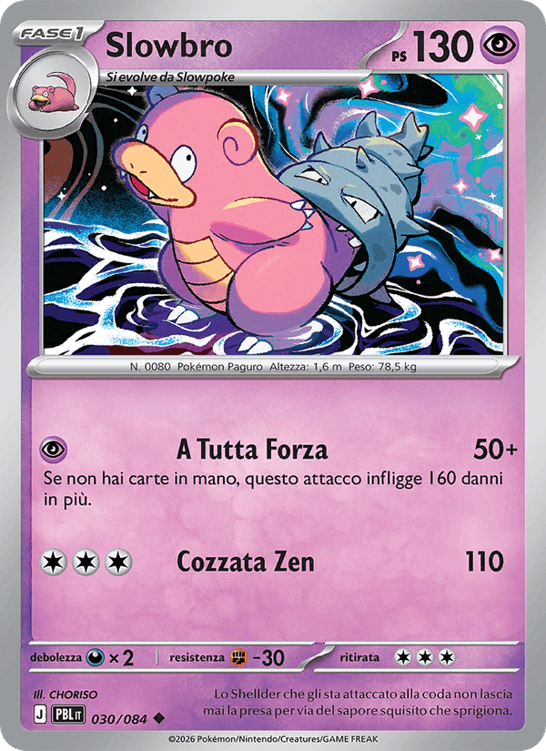 Slowbro, carta 030 di Buio Pesto