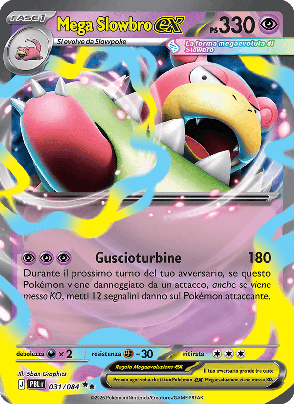 Mega Slowbro-ex, carta 031 di Buio Pesto