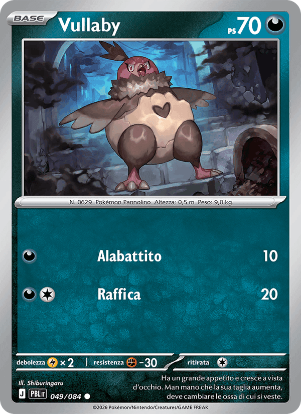 Vullaby, carta 049 di Buio Pesto