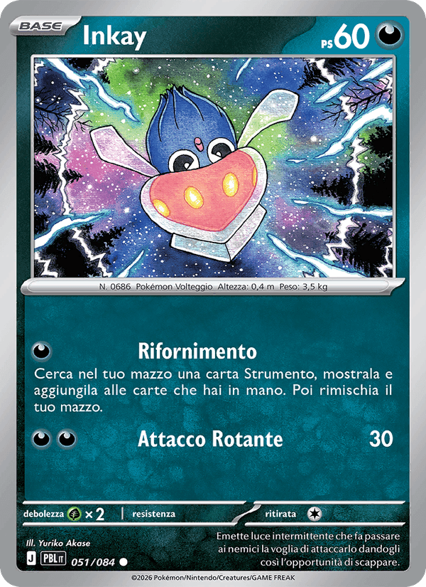 Inkay, card 051 from Buio Pesto