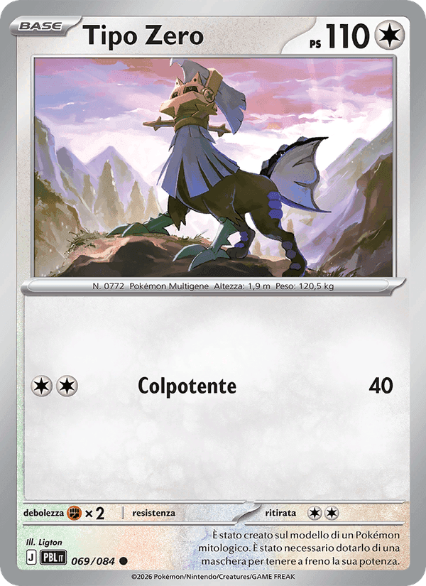 Tipo Zero, carta 069 di Buio Pesto