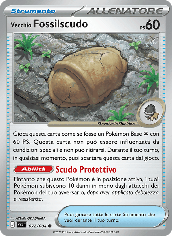 Vecchio Fossilscudo, carta 072 di Buio Pesto