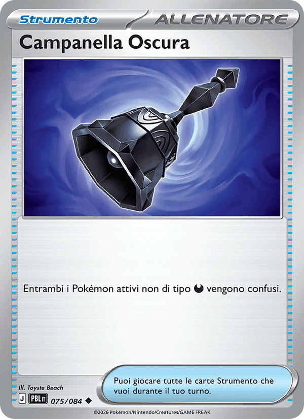 Campanella Oscura, card 075 from Buio Pesto