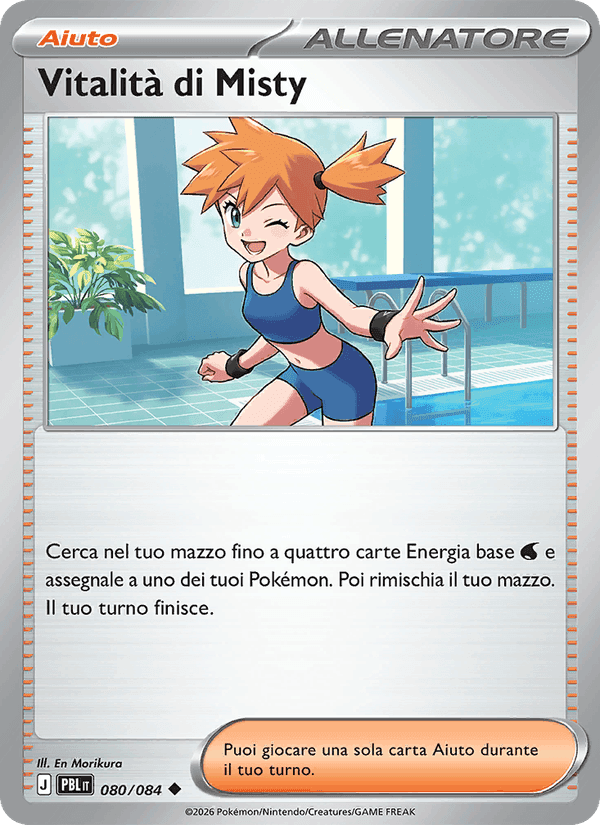 Vitalità di Misty, carta 080 di Buio Pesto