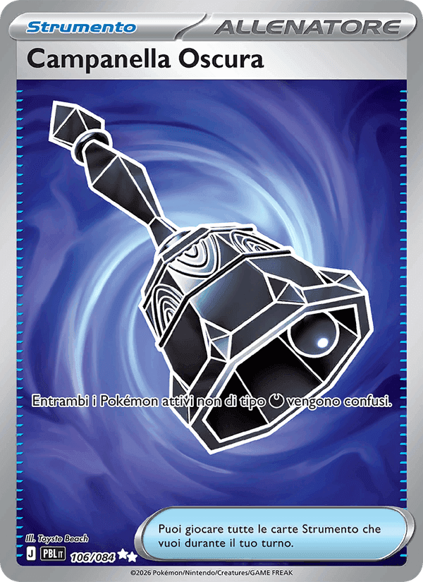 Campanella Oscura, card 106 from Buio Pesto