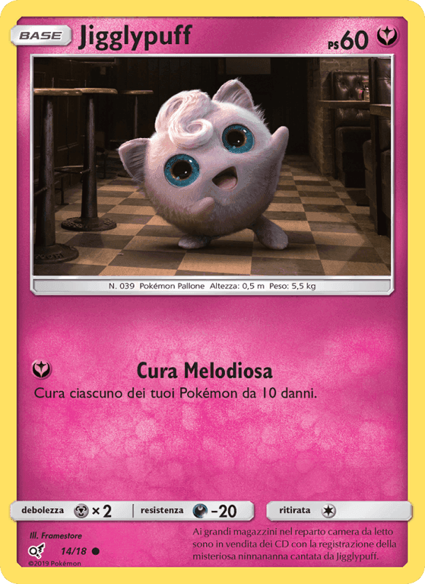 Jigglypuff, carta 14 di Detective Pikachu