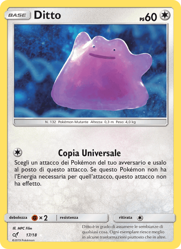 Ditto, carta 17 di Detective Pikachu