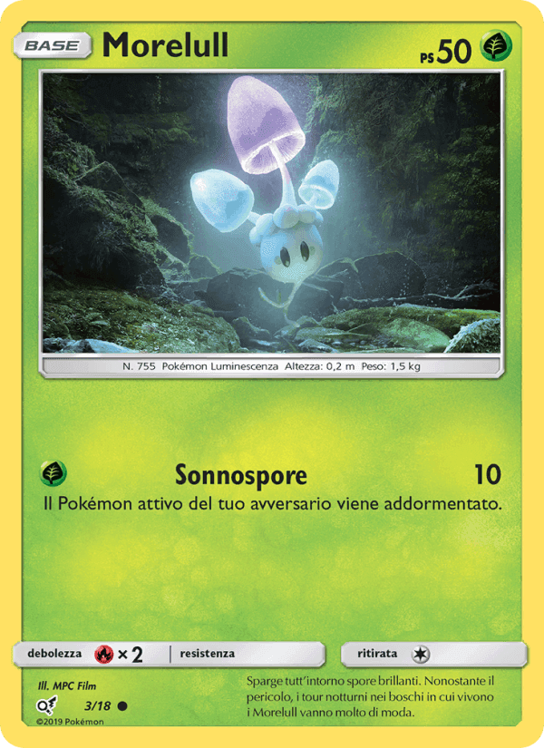 Morelull, carta 3 di Detective Pikachu