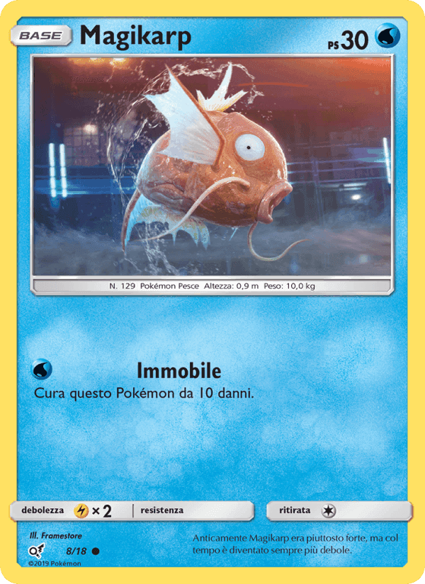 Magikarp, carta 8 di Detective Pikachu