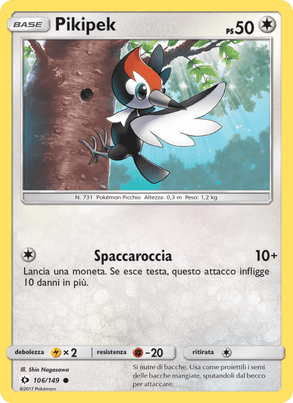 Pikipek, carta 106 di Sole e Luna