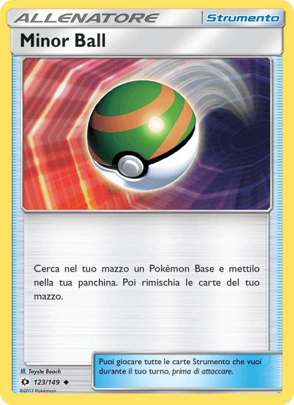 Minor Ball, carta 123 di Sole e Luna
