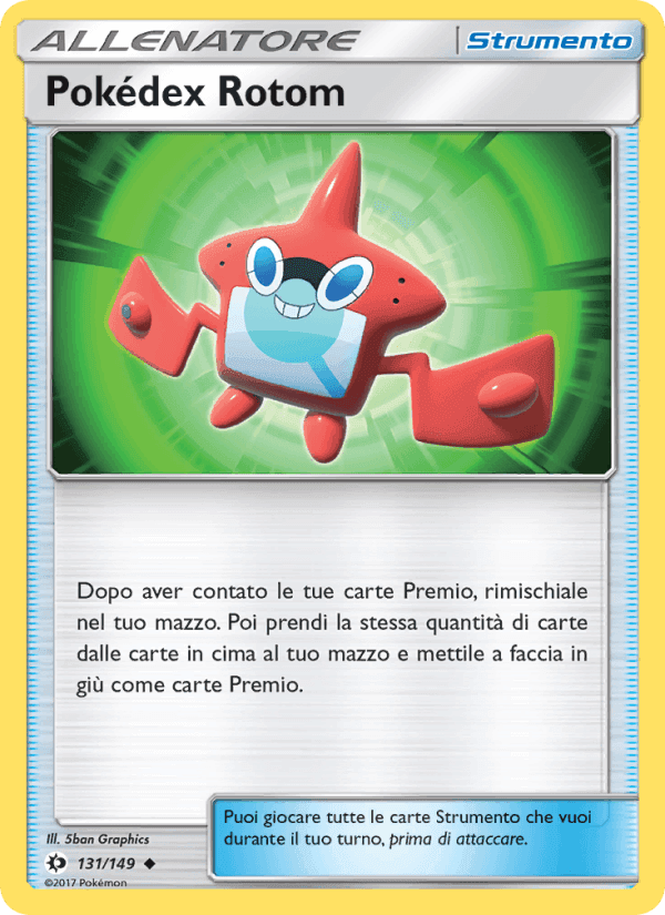 Pokédex Rotom, carta 131 di Sole e Luna