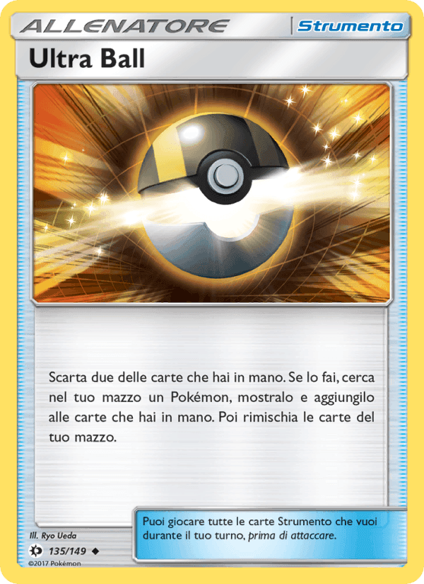Ultra Ball, carta 135 di Sole e Luna