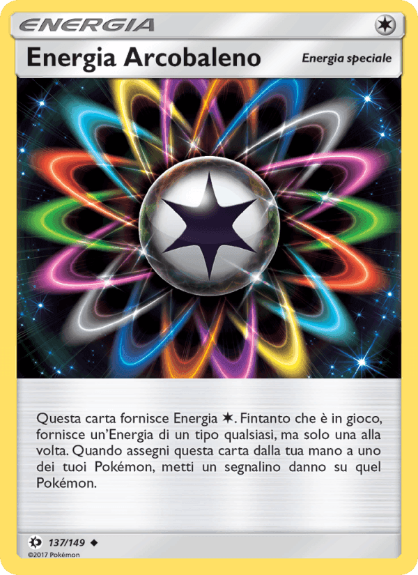 Energia Arcobaleno, carta 137 di Sole e Luna