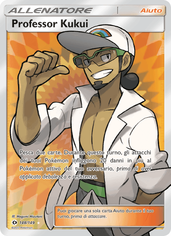 Professor Kukui, carta 148 di Sole e Luna