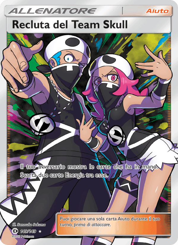Recluta del Team Skull, carta 149 di Sole e Luna