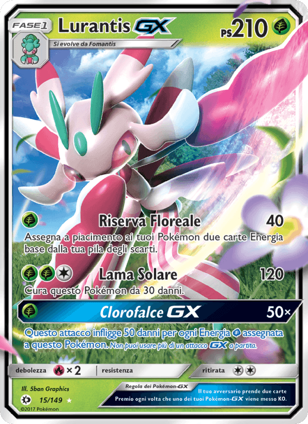 Lurantis GX, carte 15 de Sole e Luna