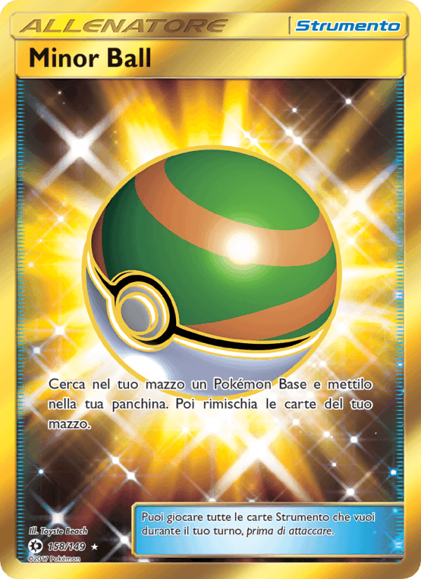 Minor Ball, carta 158 di Sole e Luna