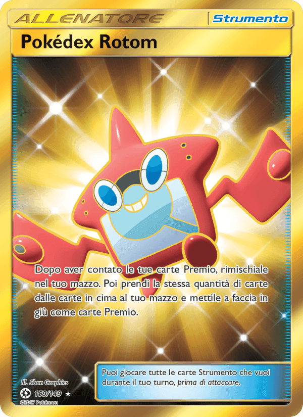 Pokédex Rotom, carta 159 di Sole e Luna