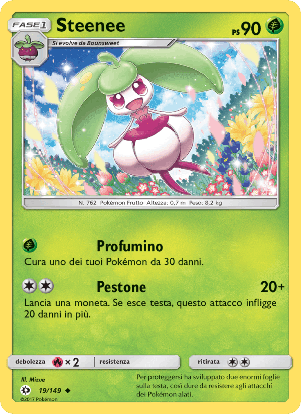 Steenee, carte 19 de Sole e Luna