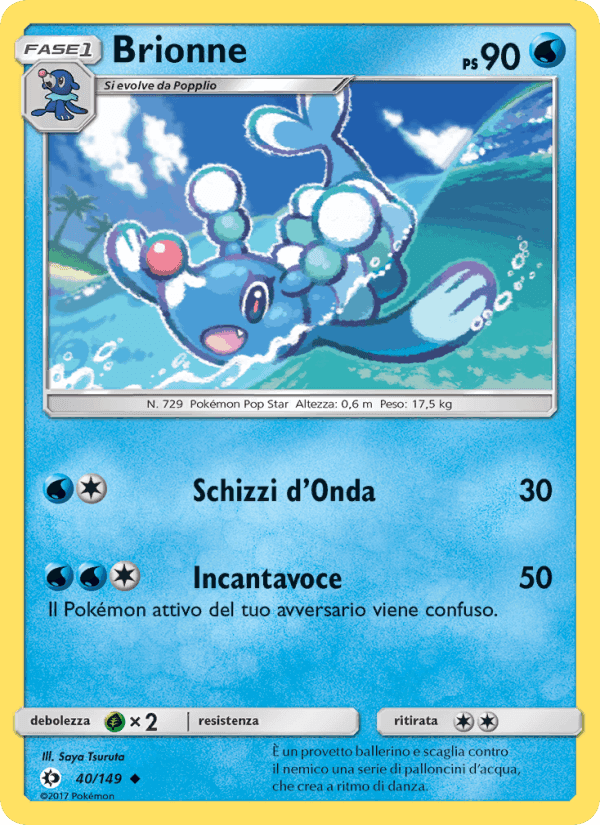 Brionne, carte 40 de Sole e Luna