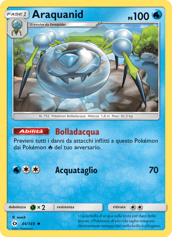 Araquanid, carta 46 di Sole e Luna
