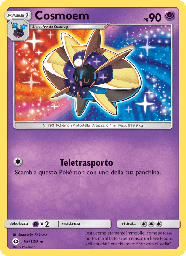 Cosmoem, card 65 from Sole e Luna