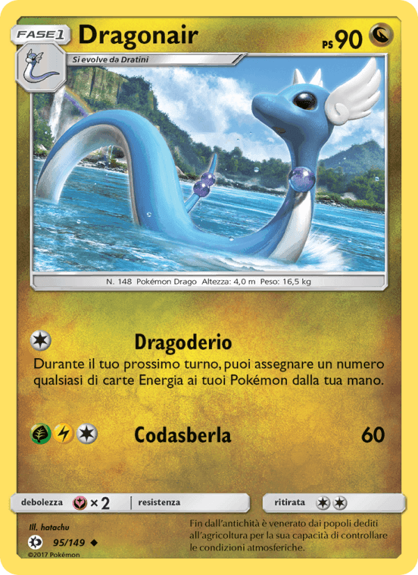 Dragonair, carta 95 di Sole e Luna