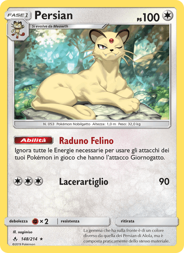 Persian, carta 148 di Legami Inossidabili