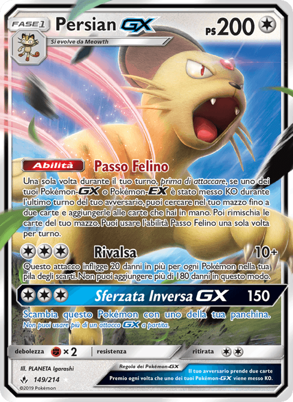 Persian GX, carta 149 di Legami Inossidabili