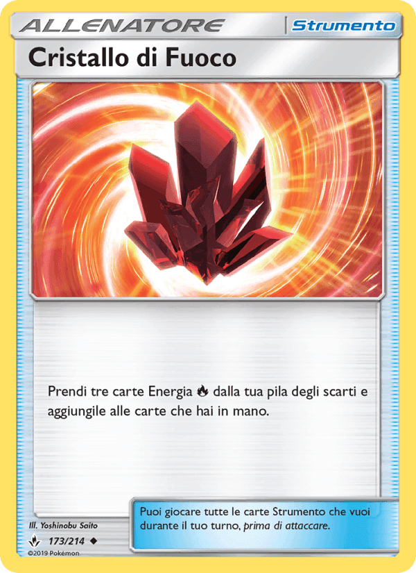 Cristallo di Fuoco, card 173 from Legami Inossidabili