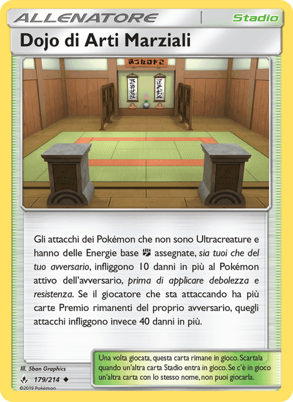 Dojo di Arti Marziali, carta 179 di Legami Inossidabili