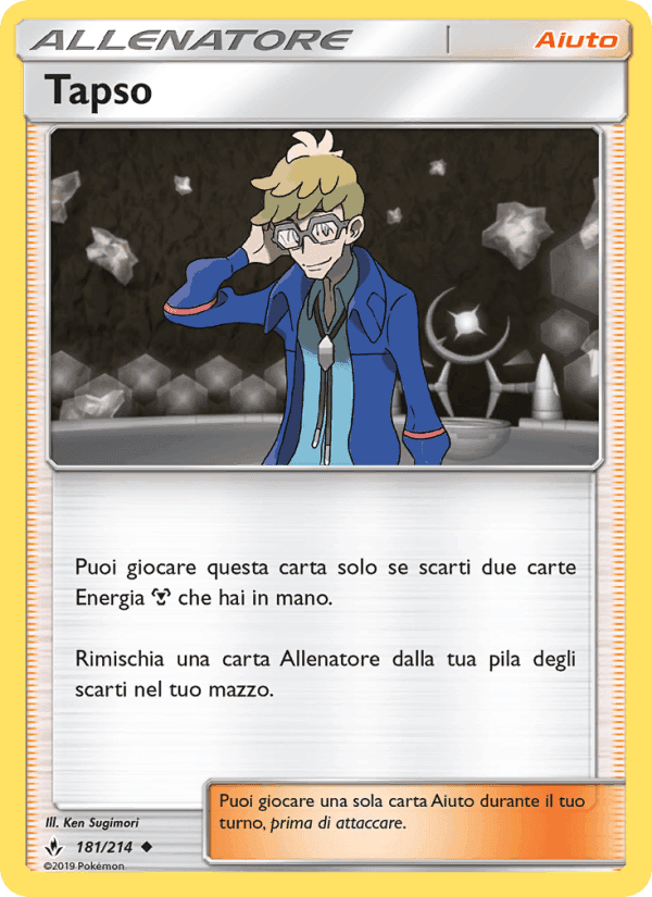 Tapso, carta 181 di Legami Inossidabili
