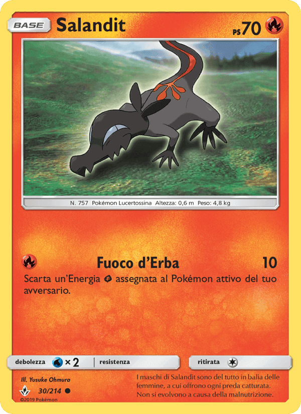 Salandit, carte 30 de Legami Inossidabili