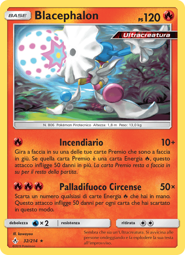 Blacephalon, carta 32 di Legami Inossidabili