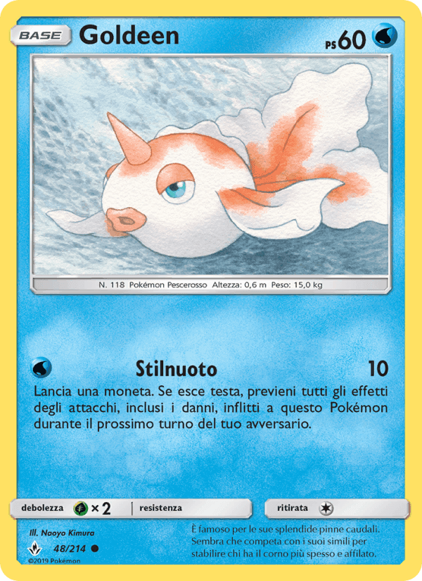 Goldeen, carta 48 di Legami Inossidabili