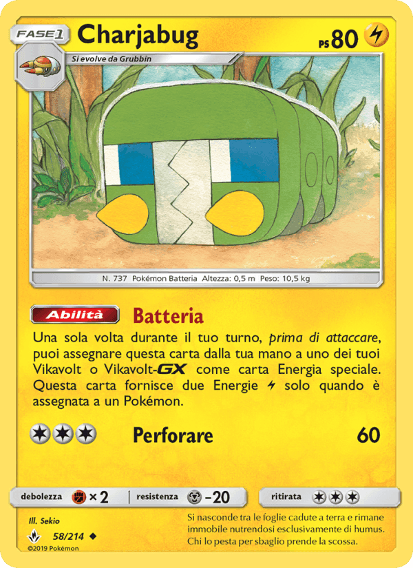 Charjabug, carta 58 di Legami Inossidabili