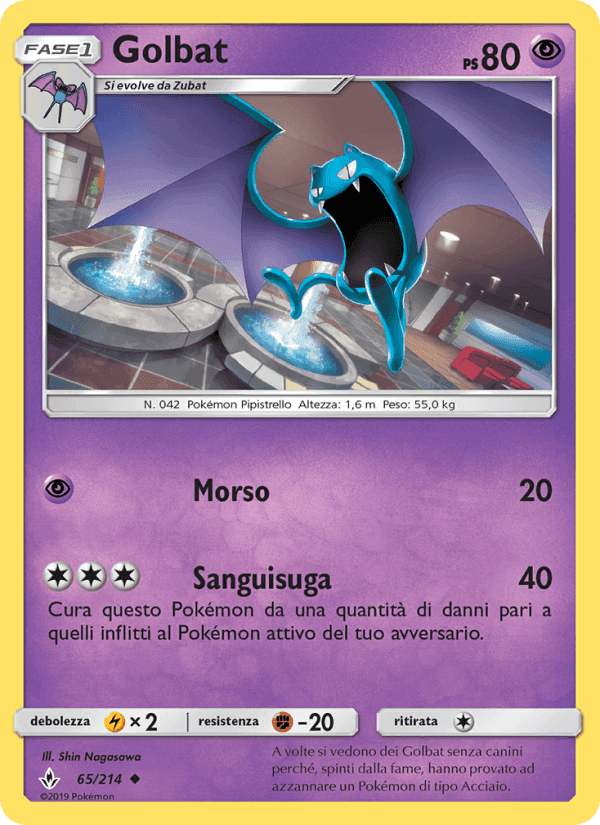 Golbat, carta 65 di Legami Inossidabili