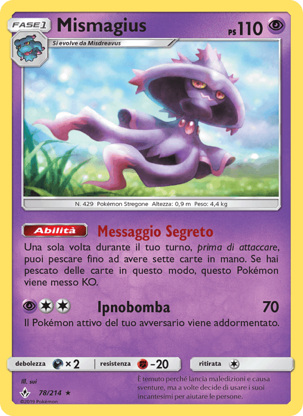 Mismagius, carta 78 di Legami Inossidabili
