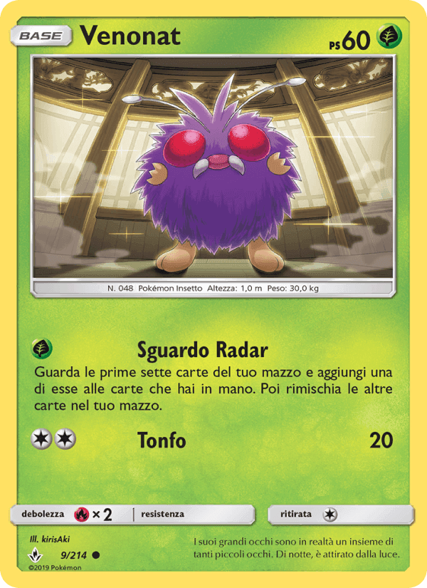 Legami Inossidabili の 9 番、Venonat