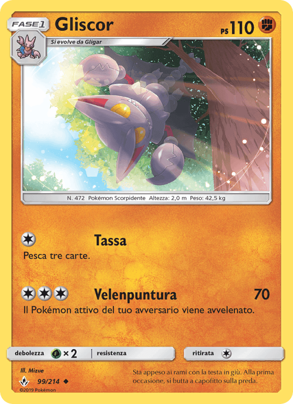 Gliscor, carta 99 di Legami Inossidabili