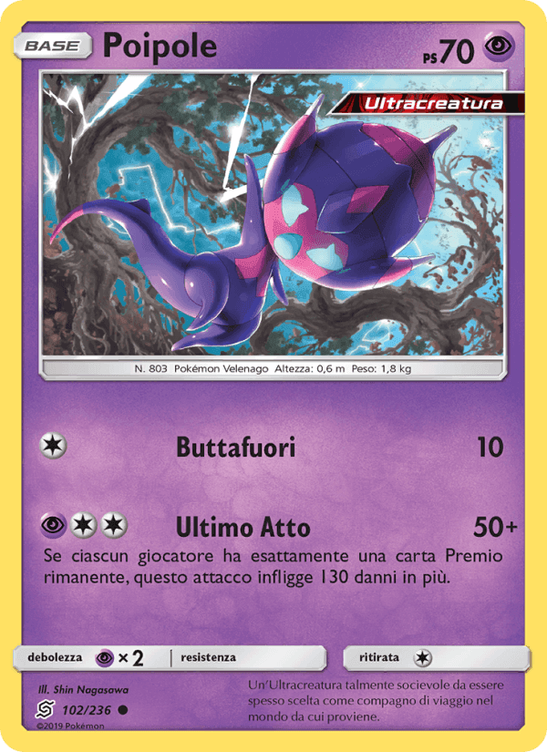 Poipole, card 102 from Sintonia Mentale
