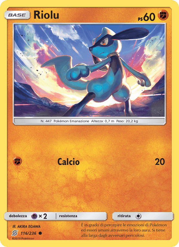 Riolu, carta 116 di Sintonia Mentale