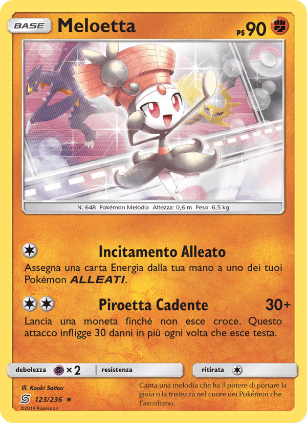 Meloetta, carta 123 di Sintonia Mentale