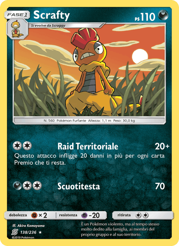 Scrafty, carta 138 di Sintonia Mentale