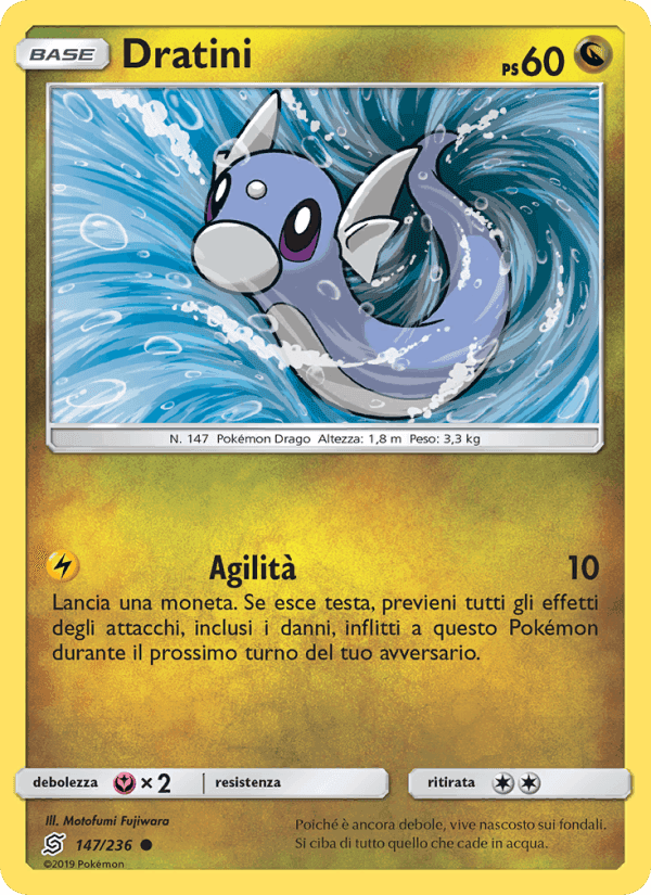 Dratini, carte 147 de Sintonia Mentale