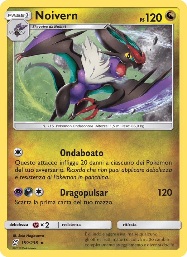 Noivern, carta 159 di Sintonia Mentale