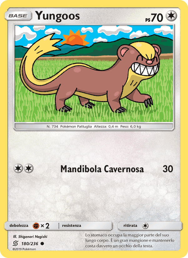 Yungoos, card 180 from Sintonia Mentale