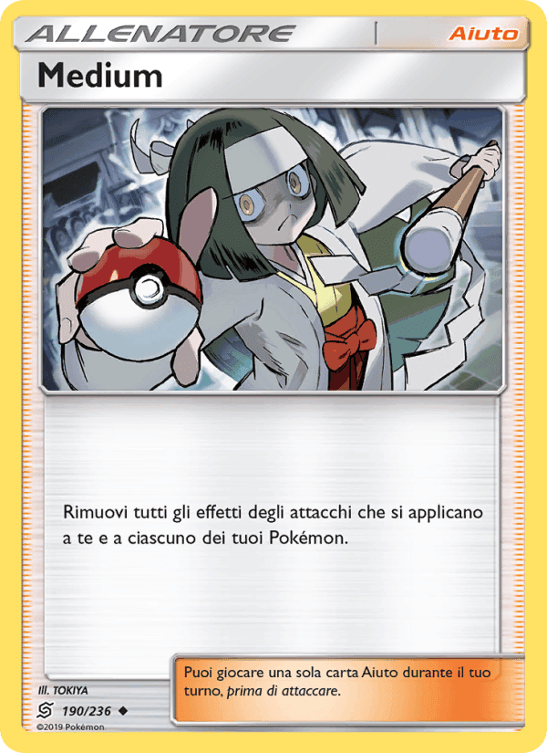 Medium, card 190 from Sintonia Mentale