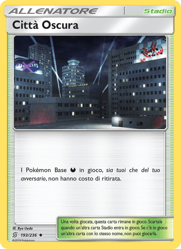 Città Oscura, card 193 from Sintonia Mentale